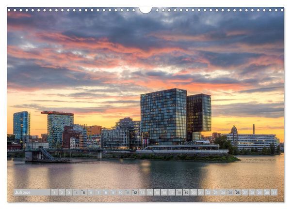 Produktbild: Wundersch&ouml;nes D&uuml;sseldorf (Wandkalender 2026 DIN A3 quer), CALVENDO Monatskalender
