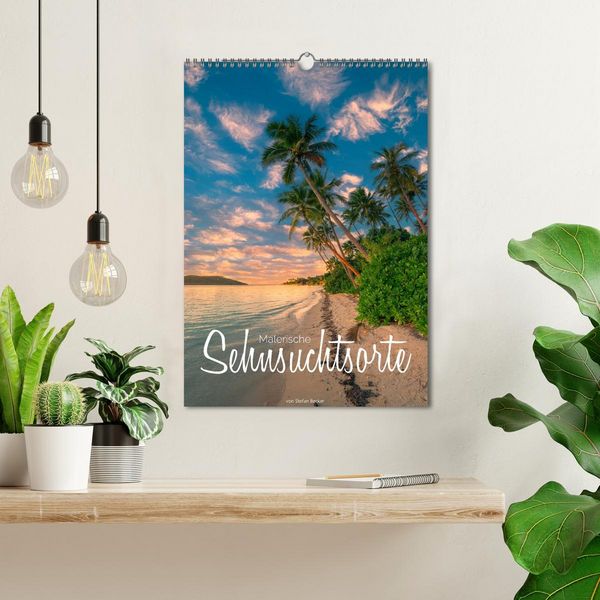 Produktbild: Malerische Sehnsuchtsorte (Wandkalender 2026 DIN A3 hoch), CALVENDO Monatskalender