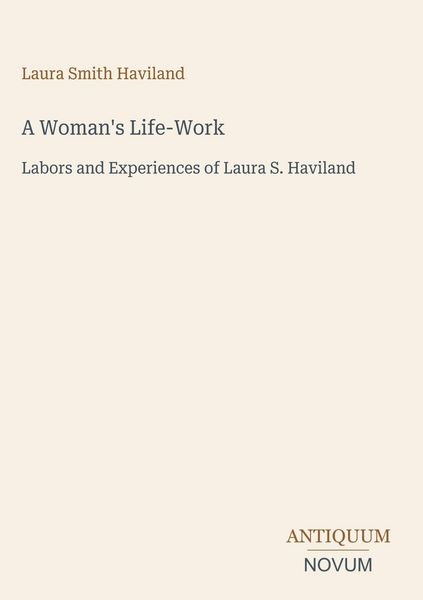 Produktbild: A Woman's Life-Work