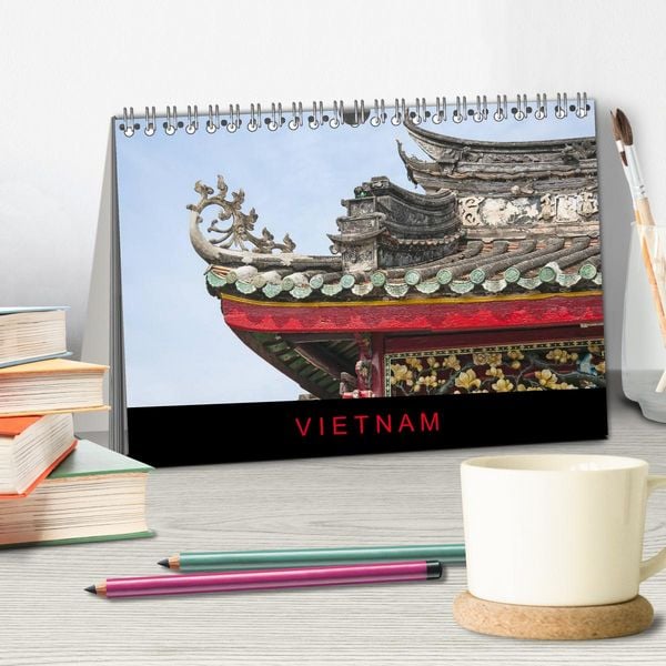Produktbild: Vietnam (Tischkalender 2026 DIN A5 quer), CALVENDO Monatskalender