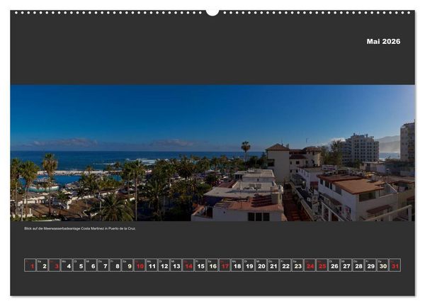 Produktbild: Teneriffa im Panorama (Wandkalender 2026 DIN A2 quer), CALVENDO Monatskalender