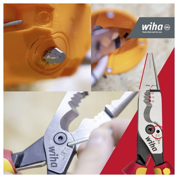 Produktbild: Wiha 45705 Universal Multifunktionszange 209mm