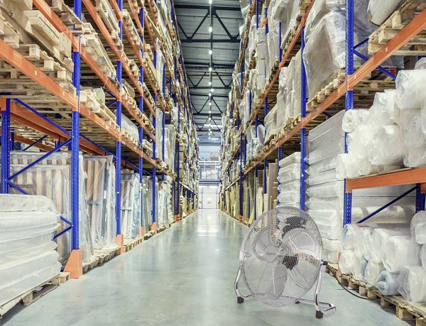 Produktbild: Sygonix Bodenventilator 70W (&Oslash; x H) 505mm x 480mm Chrom