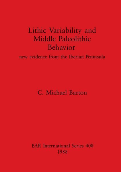 Produktbild: Lithic Variability and Middle Palaeolithic Behavior