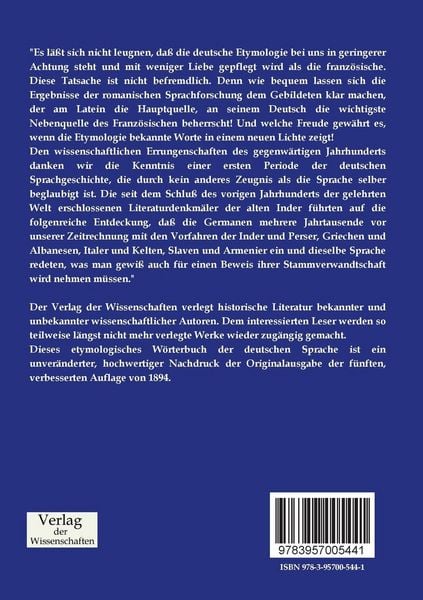 Produktbild: Etymologisches W&ouml;rterbuch der deutschen Sprache
