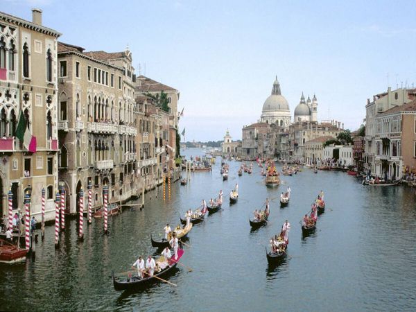 Produktbild: CALVENDO Puzzle Regata Storica auf dem Canal Grande | 1000 Teile Lege-Gr&ouml;&szlig;e 64x48cm Foto-Puzzle f&uuml;r gl&uuml;ckliche Stunden