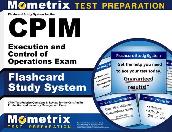 Produktbild: Flashcard Study System for the Cpim Execution and Control of Operations Exam
