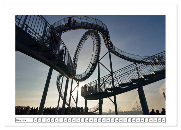 Produktbild: DUISBURG Facetten einer Stadt (Wandkalender 2026 DIN A4 quer), CALVENDO Monatskalender