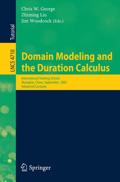 Produktbild: Domain Modeling and the Duration Calculus
