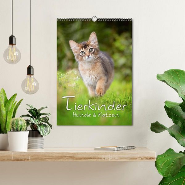 Produktbild: Tierkinder Hunde und Katzen (Wandkalender 2026 DIN A3 hoch), CALVENDO Monatskalender