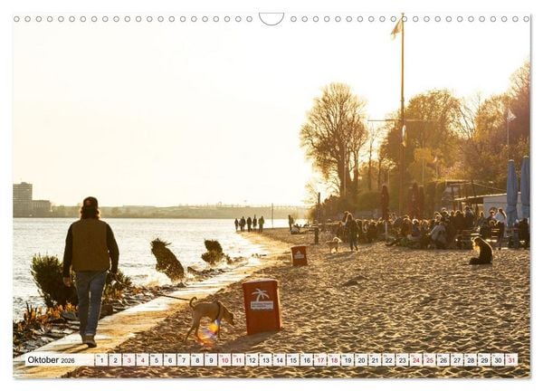 Produktbild: Moin Hamburg - Durch das Jahr an der Elbe (Wandkalender 2026 DIN A3 quer), CALVENDO Monatskalender
