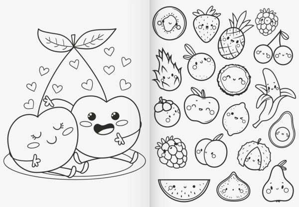 Produktbild: Brunnen Ausmalbuch Fruity Love