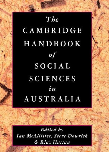 Produktbild: The Cambridge Handbook of Social Sciences in Australia