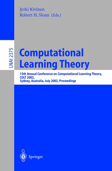 Produktbild: Computational Learning Theory