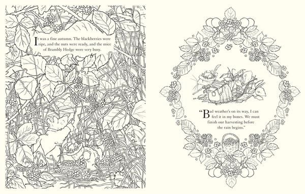 Produktbild: Brambly Hedge: Festive Colouring Book