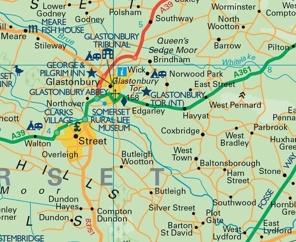 Produktbild: Somerset Pocket Map