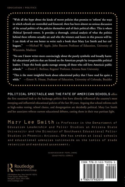 Produktbild: Political Spectacle and the Fate of American Schools