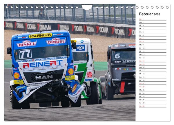 Produktbild: Faszination Truck Rennsport (Wandkalender 2026 DIN A4 quer), CALVENDO Monatskalender