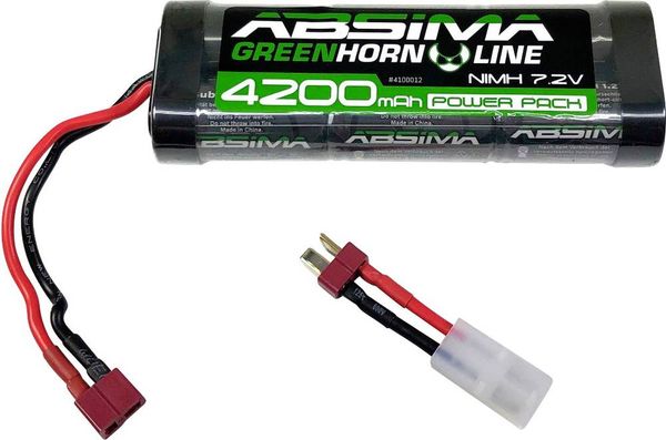 Absima Modellbau-Akkupack (NiMh) 7.2 V 4200 mAh Zellen-Zahl: 6 Hardcase T-Buchse, Tamiya-Buchse