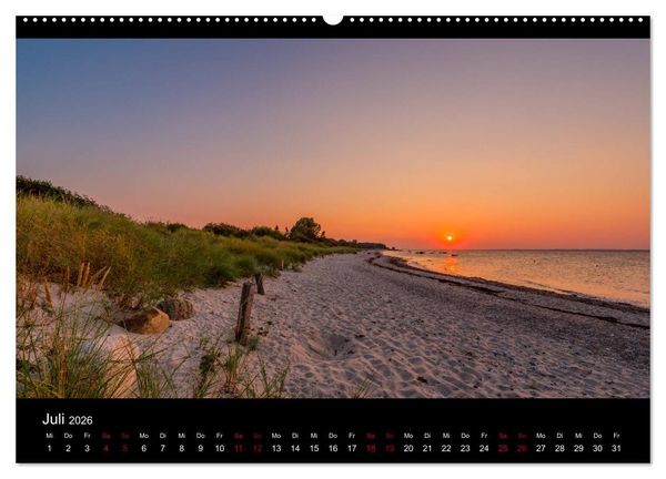 Produktbild: Naturwunder Norddeutschlands (Wandkalender 2026 DIN A2 quer), CALVENDO Monatskalender