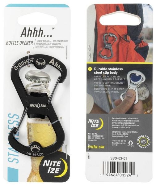 Produktbild: NITE Ize NI-SBO-03-01 Karabiner 82mm x 45mm 1St.