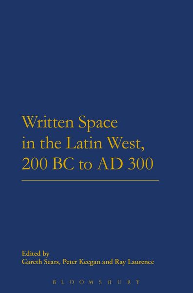 Produktbild: Written Space in the Latin West, 200 BC to AD 300