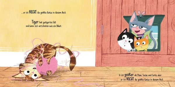 Produktbild: Miau, MIAUUU! Wer ist die gr&ouml;&szlig;te Katze im Buch?