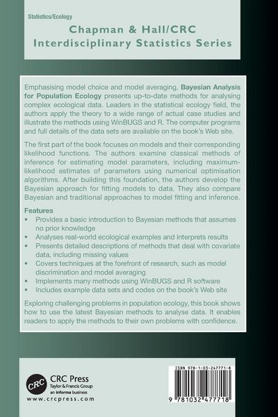 Produktbild: Bayesian Analysis for Population Ecology