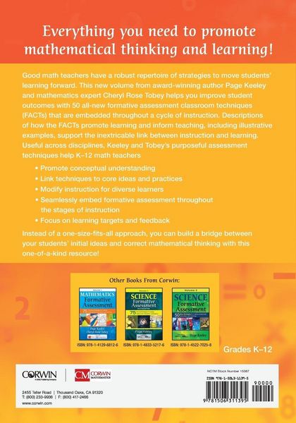 Produktbild: Mathematics Formative Assessment, Volume 2