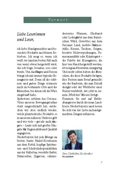 Produktbild: Manufakturen in Niederbayern