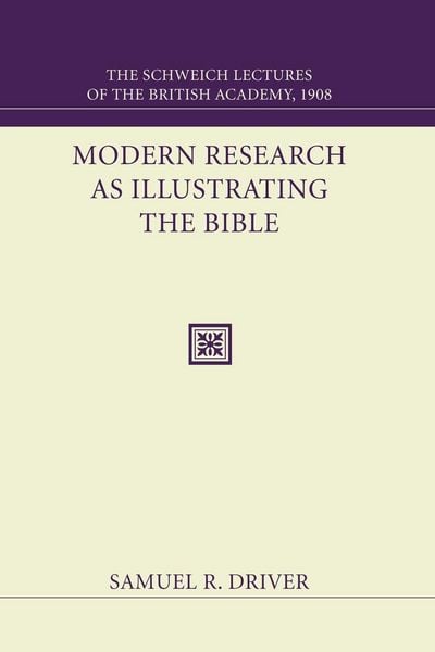 Produktbild: Modern Research as Illustrating the Bible