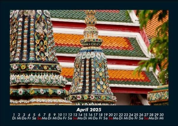 Produktbild: Tempel unserer Erde 2025 Fotokalender DIN A5