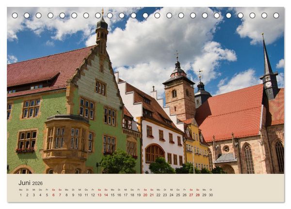 Produktbild: Sommer in Schmalkalden (Tischkalender 2026 DIN A5 quer), CALVENDO Monatskalender