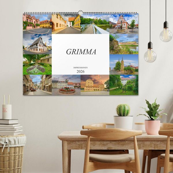 Produktbild: Grimma Impressionen (Wandkalender 2026 DIN A2 quer), CALVENDO Monatskalender