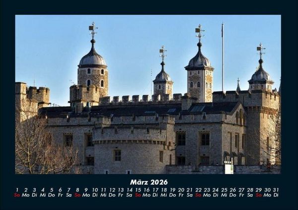 Produktbild: London 2026 Fotokalender DIN A4