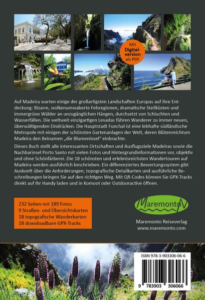 Produktbild: Maremonto Reise- und Wanderf&uuml;hrer: Madeira