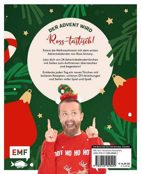 Produktbild: Merry Christmas – Dein Adventskalender mit Ross Antony
