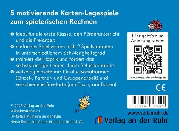 Produktbild: Los geht's! Bewegungsspiele f&uuml;r Grundschulkinder - Rechnen bis 20