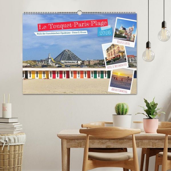 Produktbild: Le Touquet-Paris-Plage - Perle der franz&ouml;sischen Opalk&uuml;ste (Wandkalender 2026 DIN A2 quer), CALVENDO Monatskalender