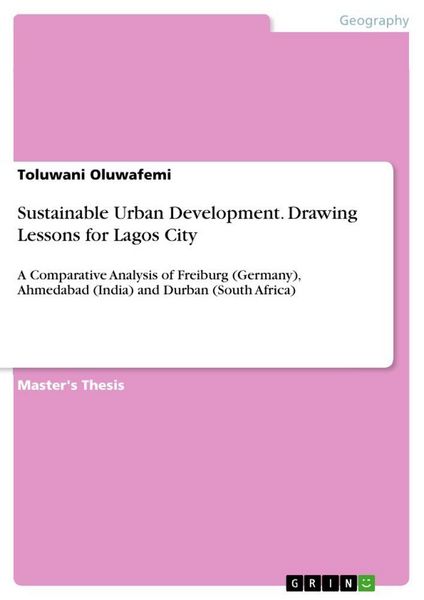 Produktbild: Sustainable Urban Development. Drawing Lessons for Lagos City