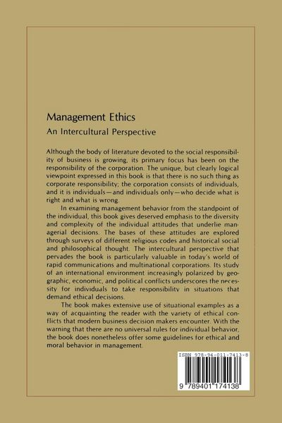 Produktbild: Management Ethics