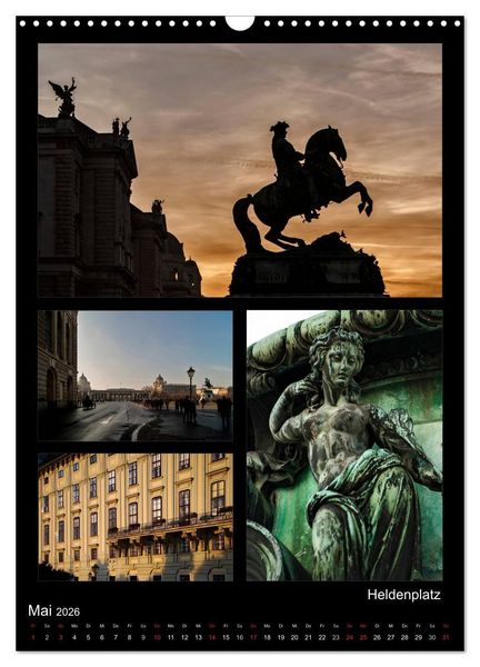 Produktbild: Die Hofburg zu Wien (Wandkalender 2026 DIN A3 hoch), CALVENDO Monatskalender