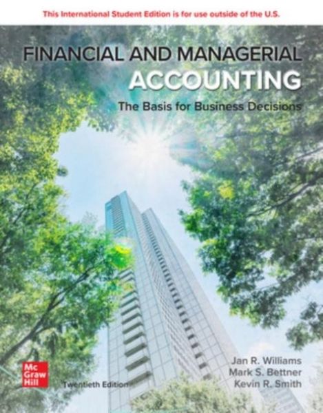 Produktbild: Financial & Managerial Accounting ISE