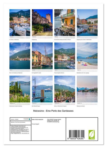 Produktbild: Malcesine - Eine Perle des Gardasees (Wandkalender 2026 DIN A4 hoch), CALVENDO Monatskalender