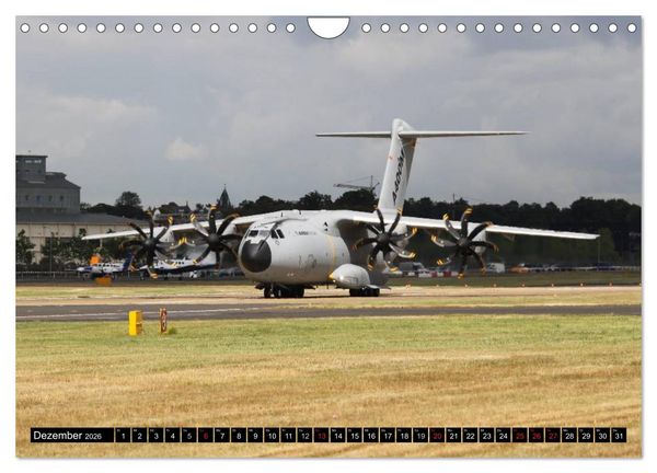 Produktbild: Augenblicke in der Luft: Airbus A400M (Wandkalender 2026 DIN A4 quer), CALVENDO Monatskalender