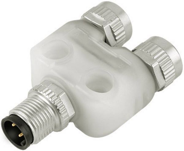Produktbild: binder 79-5236-00-04 Sensor-/Aktor-Verteiler und Adapter M12 Adapter, Y-Form Polzahl Sensoren: 4 1 St.