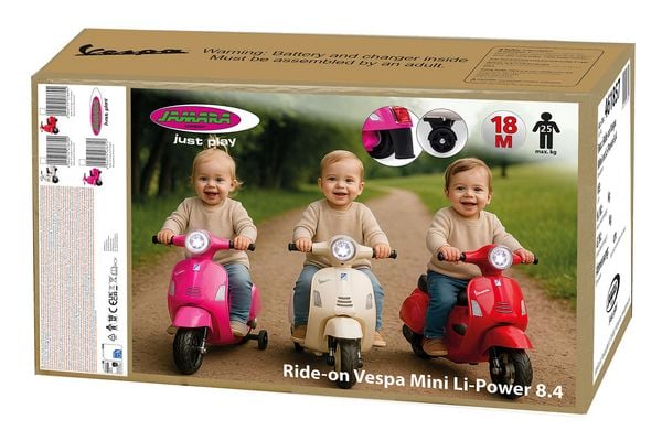 Produktbild: Ride-on Vespa Mini rot Li-Power 8.4