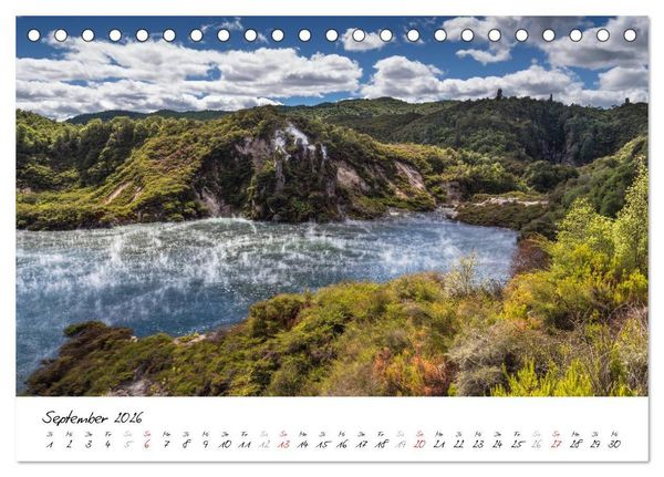Produktbild: Neuseeland - Streifzug &uuml;ber die Nordinsel / CH-Version (Tischkalender 2026 DIN A5 quer), CALVENDO Monatskalender