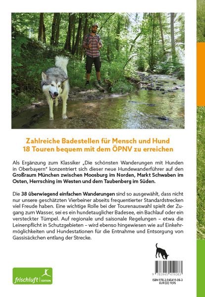 Produktbild: Die sch&ouml;nsten Wanderungen mit Hunden im Gro&szlig;raum M&uuml;nchen