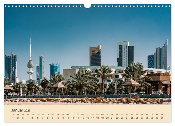 Produktbild: Kuwait - Moderne trifft Tradition (Wandkalender 2026 DIN A3 quer), CALVENDO Monatskalender